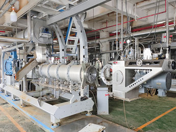 fish feed production