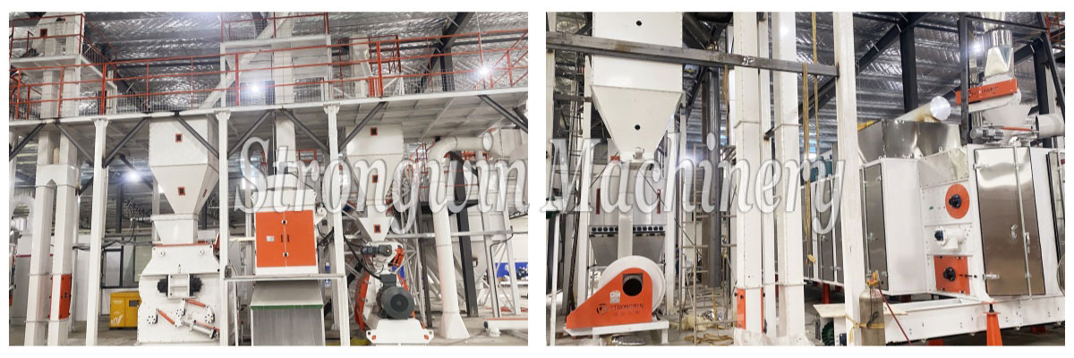 SW150 5TPH floating fish feed extrusion plant project case