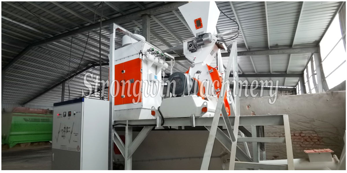 Installation and commissioning of pomace crushing production line
