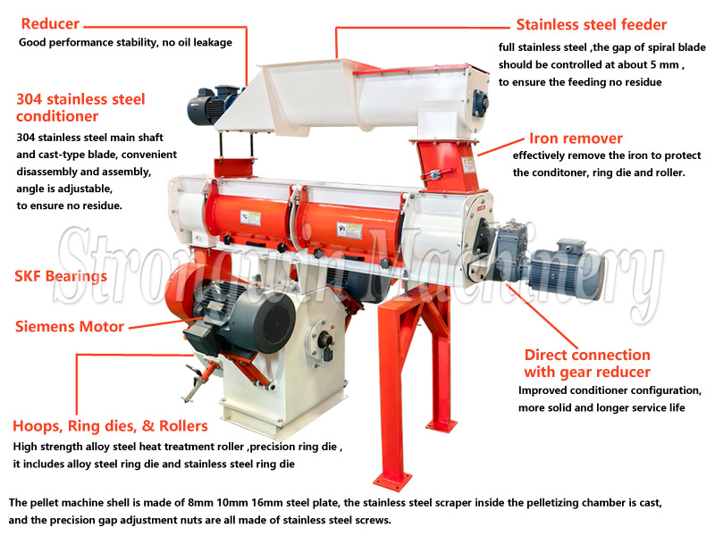 cattle feed pellet machine 