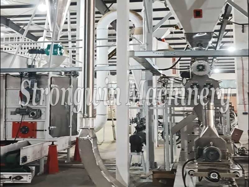 fish feed extrusion plant