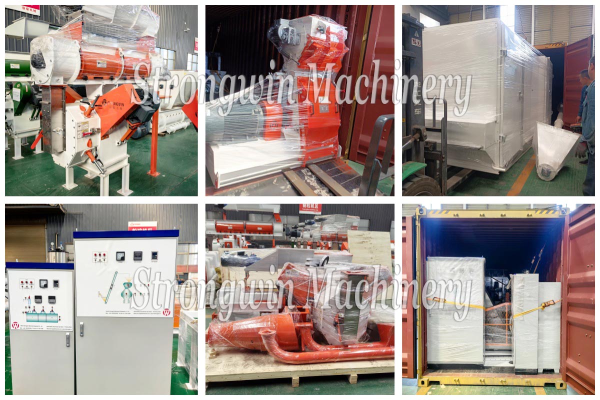 Feed Pellet Production Machines packing and shipping to Suriname