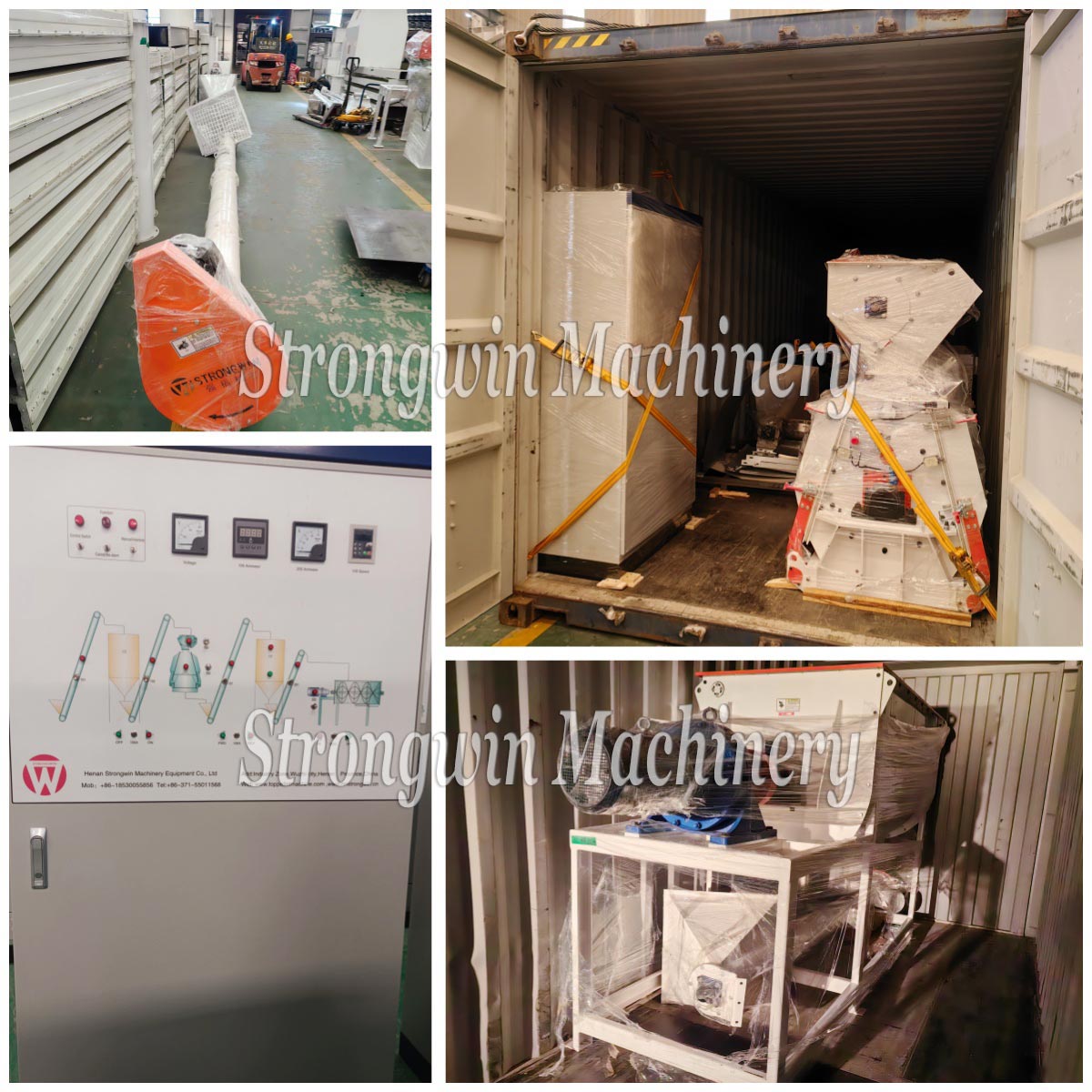 Corn Grinding and Mixing System Equipments Shipped to Peru