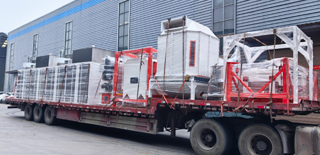 SW75-Ⅱ type 1000KG/h aquatic extruded feed production line shipping