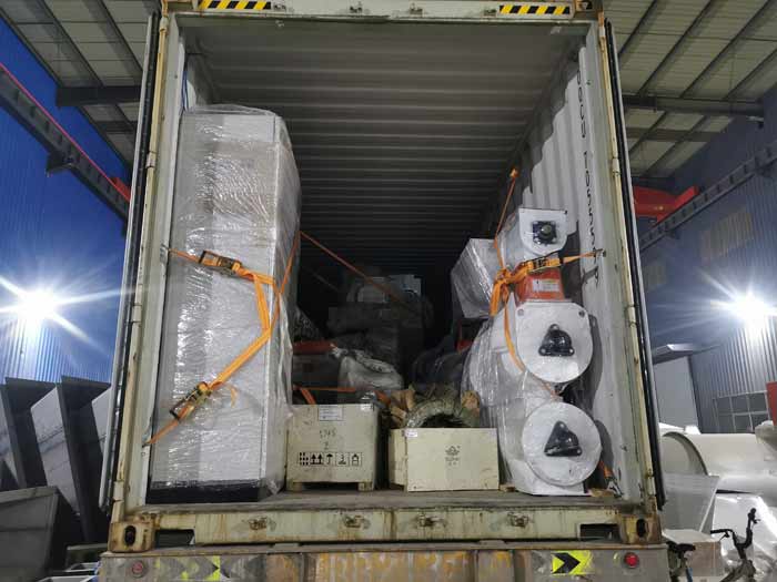 Complete set SZLH350 animal feed production plant will be sent to Peru