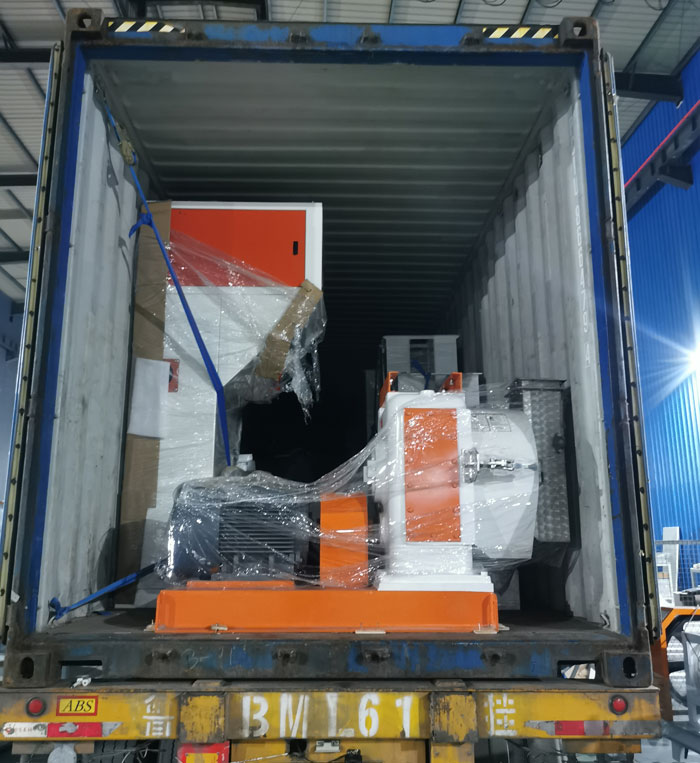 Complete set animal feed pellet production plant packing and shiping to Zimbabwe