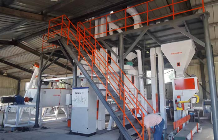 SZLH320 pellet feed production line