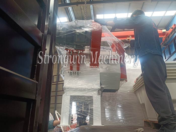 Small scale animal feed production line packing and shipping to Yunnan province, China