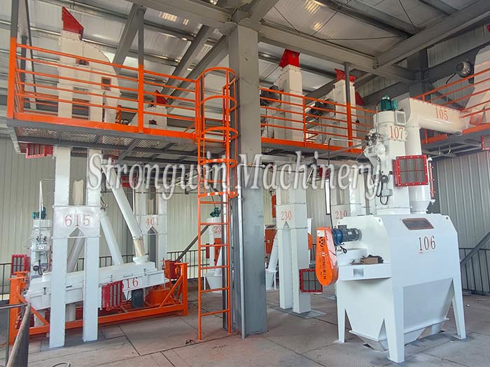The installation of 20 tons per hour feed powder production line and SZLH350 pellet production line has been completed.