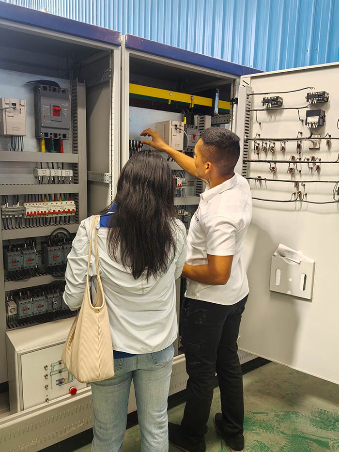 Customers from Peru visited our factory for Animal Feed Plant