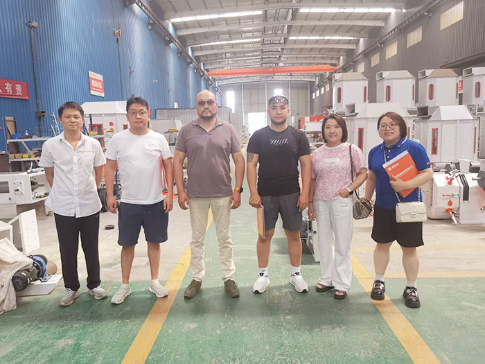 Mongolian customers visited our factory and purchased feed equipment again
